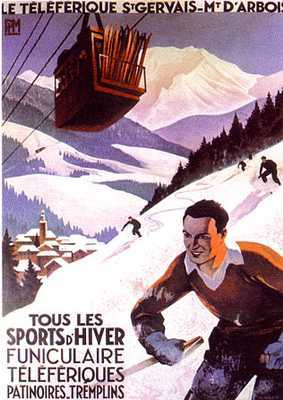 artist:Broders "St. Gervais" 1930's France