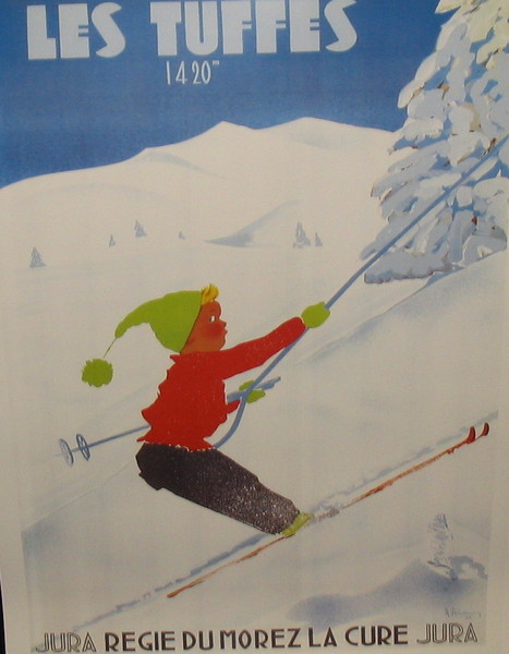  artist:unknown "Les Tuffes" 1930's France
20" X 28" Poster