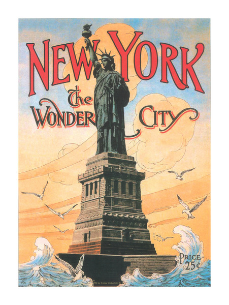 rtist"unknown "NYC-Statue of Liberty" 1920's U.S.A.
6" X 8" Mini Print 	$2.00