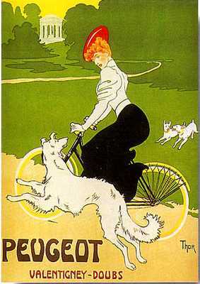 artist:Thor "Peugeot" 1900's France.
20" X 28" Poster $20.00