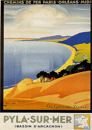 artist:Lacaze :hyeres" 1920 France.
 20" X 28" Poster $20.00