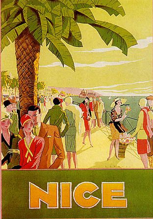 artist:Lorenzi "Nice" 1925 France. 20" X 28" Poster - $20.00
5" X 7" Note Card $2.00