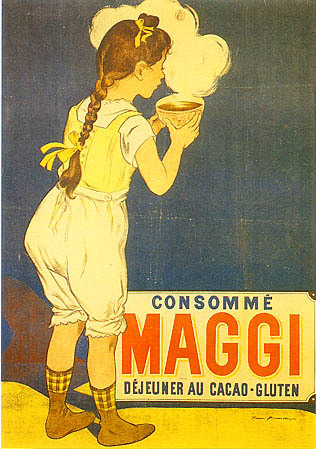 artistBouisset "Consome Maggi" 1895 France, 20" X 28" Poster.