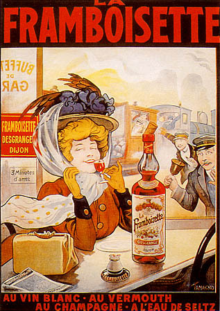 artist:Tamagno "La Framboisette" 1905 France. 20" X 28" poster $20.00