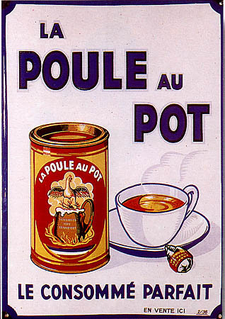 artist:Dorfinant "La Poule au Pot" 1936 France, 20" X 28" Poster.