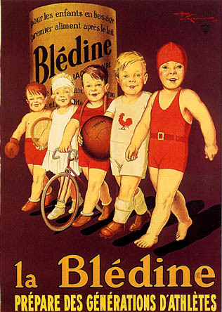 artist:Le Monnier "La Bledine" 1930 France, 20" X 28" Poster.