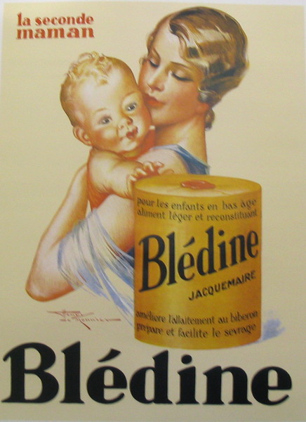 artist:Le Monnier "Bledine" 1930's France, 20" X 28" Poster.