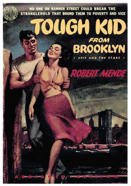Artist: Unknown "Tough Kid from Brooklyn", 1961, USA
6" X 8" Large Postcards, $2.00