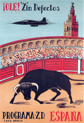 artist: Unknown "Programa ZD" 1950's Spain. 20" X 28" Poster $20.00
