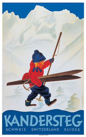 artist:Trapp "Kandersteg" 1930's Switzerland
20" X 28" Poster
