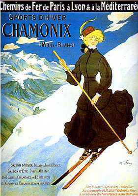 artist: Faivre " sports D'Hiver Chamonix" France 1905
20" X 28" Poster:
9" X 12" Small Poster.

