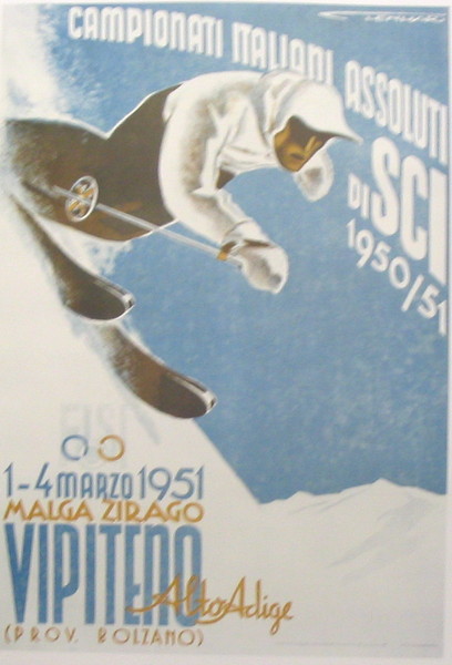 artist:Lenhart "Campionati Italiani Assoluti" 1950 Italy
20" X 28" Poster