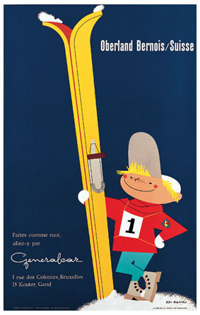 artist: Hauri " Oberland Bernois" Switzerland 1940.s
20" X 28" Poster