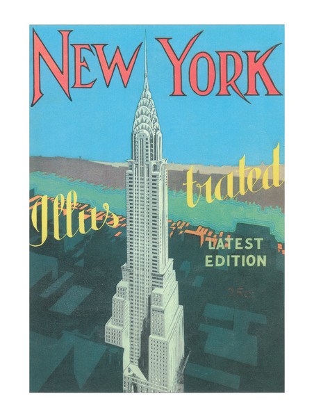 rtist"unknown "NYC-Chrysler Building" 1920's U.S.A.
6" X 8" Mini Print 	$2.00
