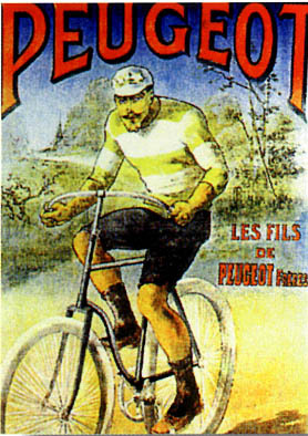 artist:unknown "Peugeut" 1910's France
20" X 28" Poster