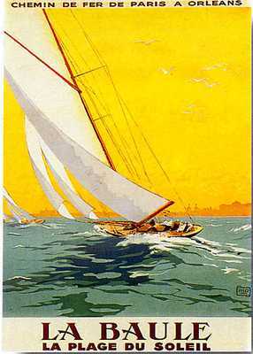 artist:Allo "La Baule" 1930 France.
 20" X 28" Poster $20.00