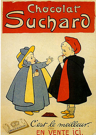 artist:unknown "Chocolat Suchard" 1900 France
20" X 28" Poster