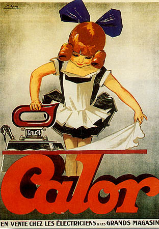 artist:Favre "Calor" 1930's France, 20" X 28" Poster