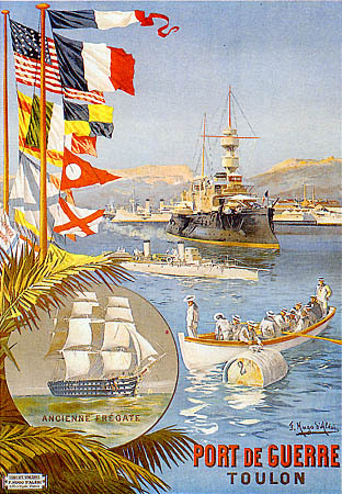 artsit:D'Alesi "Toulon" 1905 France. 20" X 28" Poster $20.00
