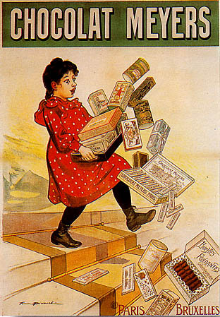 artist:Bouisset "Chocolat Meyers" 1902 France
20" X 28" Poster