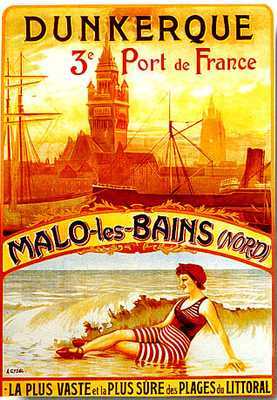 artist:Cysek "Dunkerque" 1900 France.
 20" X 28" Poster 	$20.00