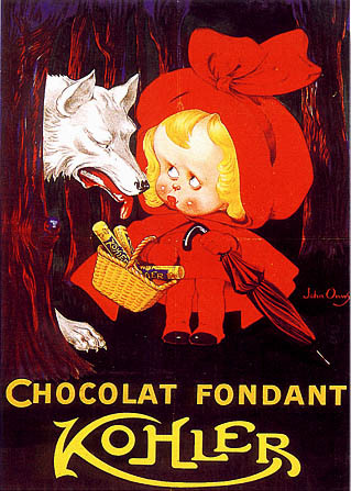 artist:Onwy "Chocolat Kohler" 1930 France
20" X 28" Poster;
9" X 12" Small Poster.