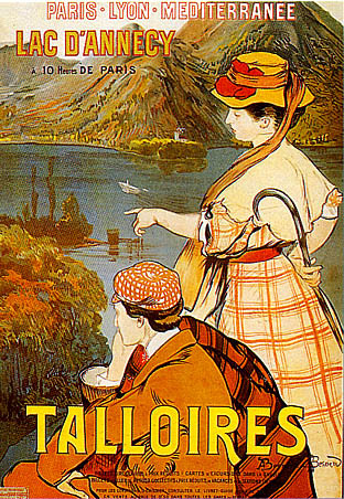 artist:Besnard "Talloires" 1900's France. 20" X 28" Poster $20.00