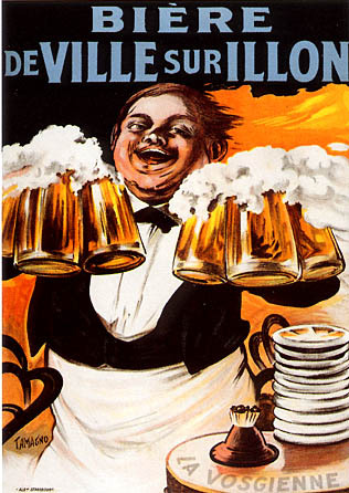 artist:Tamagno "Biere de Ville sur Illon" 1905 France, 20" X 28" Poster