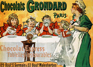 artist:unknown "Chocolat 
Delelspaul Havez" 
1900's France
20" X 28" Poster