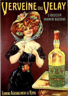 artist:unknown "Verveine du Velay" 1900's France, 20" X 28" Poster