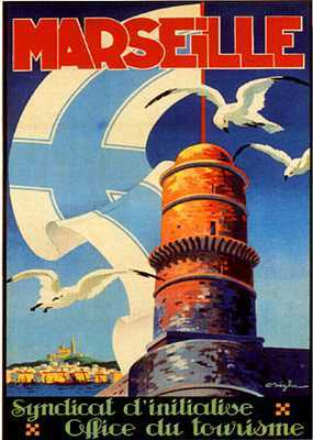 artist;Beglia "Marseille" 1930's France
20" X 28" Poster $20.00