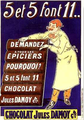 artist:Vavasseur "Chocolat
 Jules Demoy 1910
 France
20" X 28" Poster