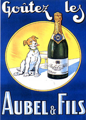 artist:unknown "Aubel & Fils" 1930 France, 20" X 28" Poster