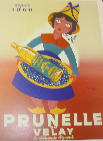 artist:Poullger "Pruunelle" 1950's France, 20" X 28" Poster