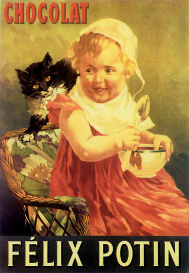 artist:unknown "Chocolat bFelix Potin" 1930's France
20" X 28" Poster