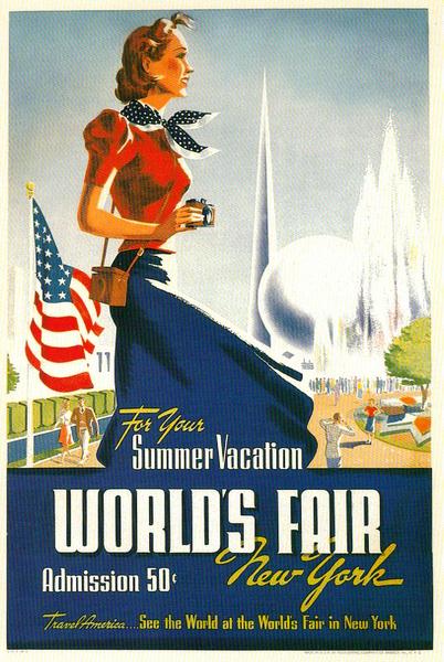 artist:Harmer-Smith "World's Fair New York" 1939 U.S.A.
6" X 8" Mini Print 	$2.00