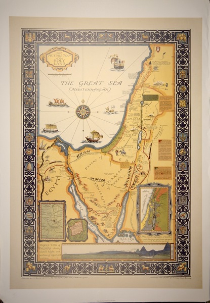 cartographer: Harold Brown
"Profile View of Palestine" 1928  New York | 28" X 39" Poster	$30.00