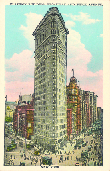 artist: unknown 
"NYC - Flatiron Building" 1905
Mini Print 6" X 8" $2.00