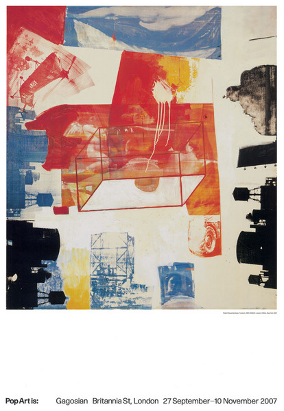 artist: Robert Rauschenberg: "Transom" 1963
39" X 27" Poster $65.00