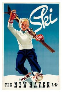 Ski New Haven, 1945
Poster 20" X 28"
$20.00
